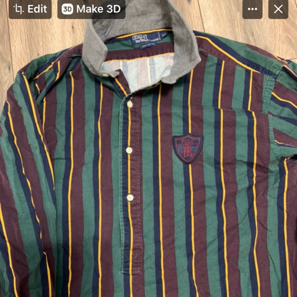 Polo Ralph Lauren half way pullover shirt size xl